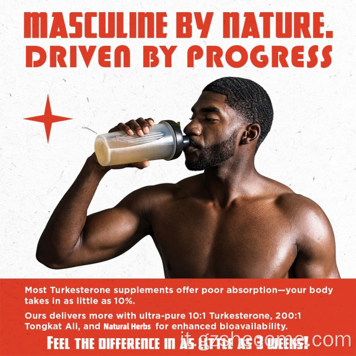 Shecome Men Booster Capsule Tongkat Ali Crescita muscolare